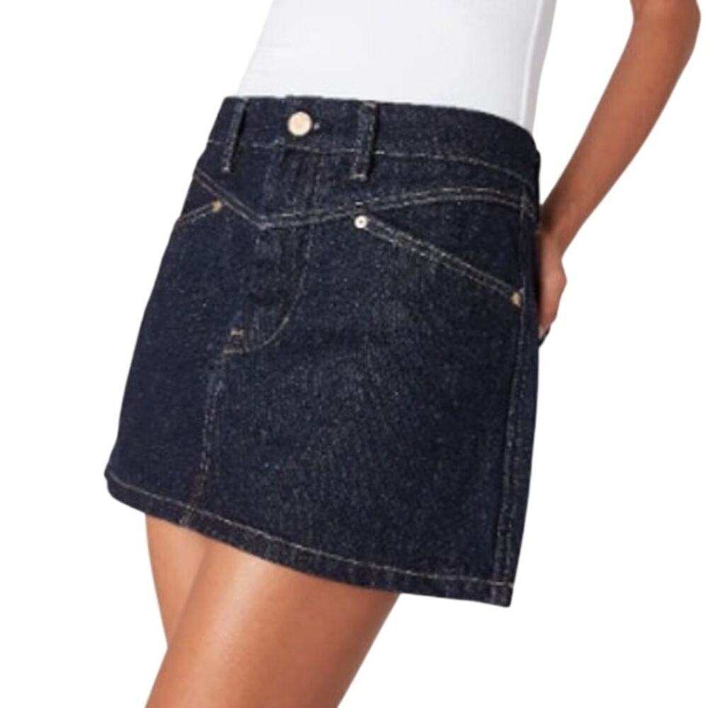 NEW Blank NYC Denim Micro Mini Skirt 25